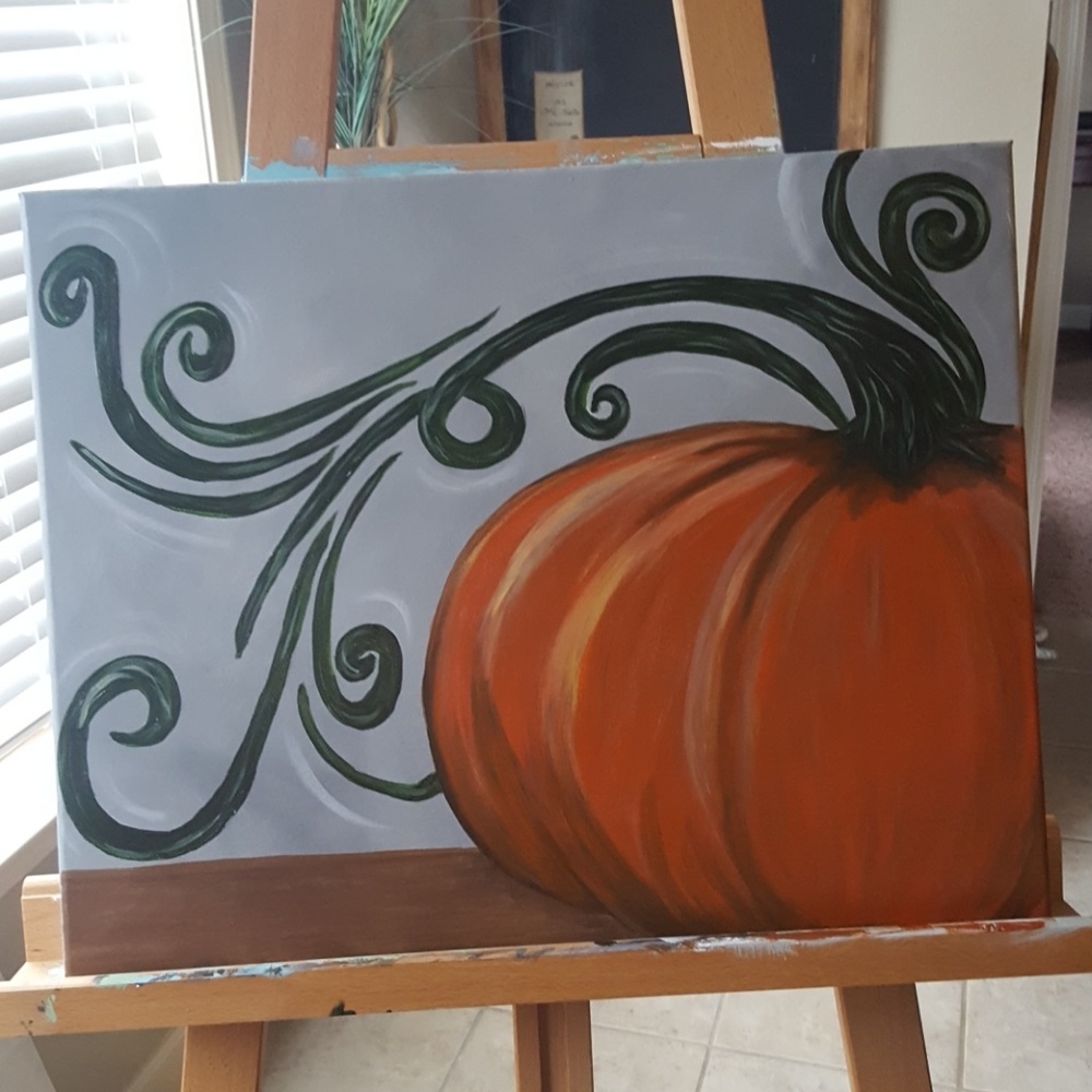 Pumpkin painting